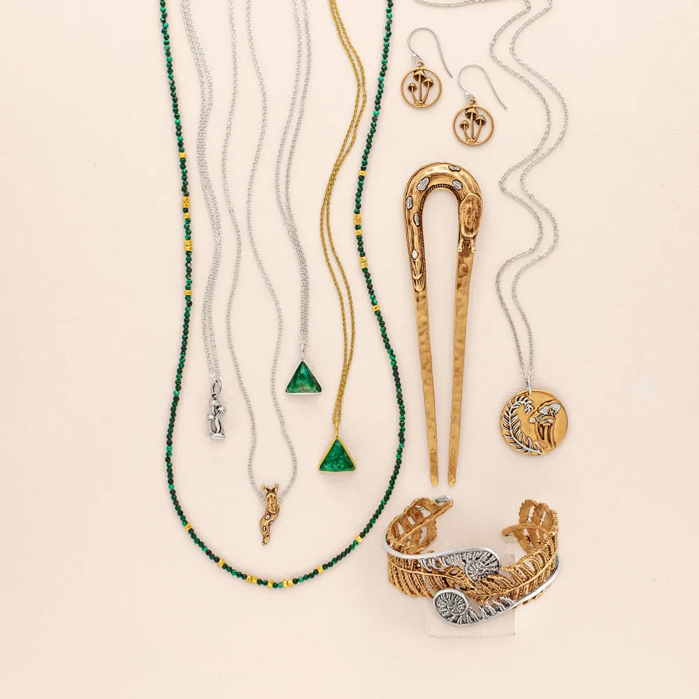 Slug Life Necklace in Bronze