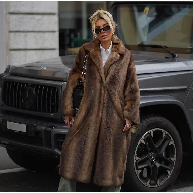 Sofia Women's Faux Fur Coat