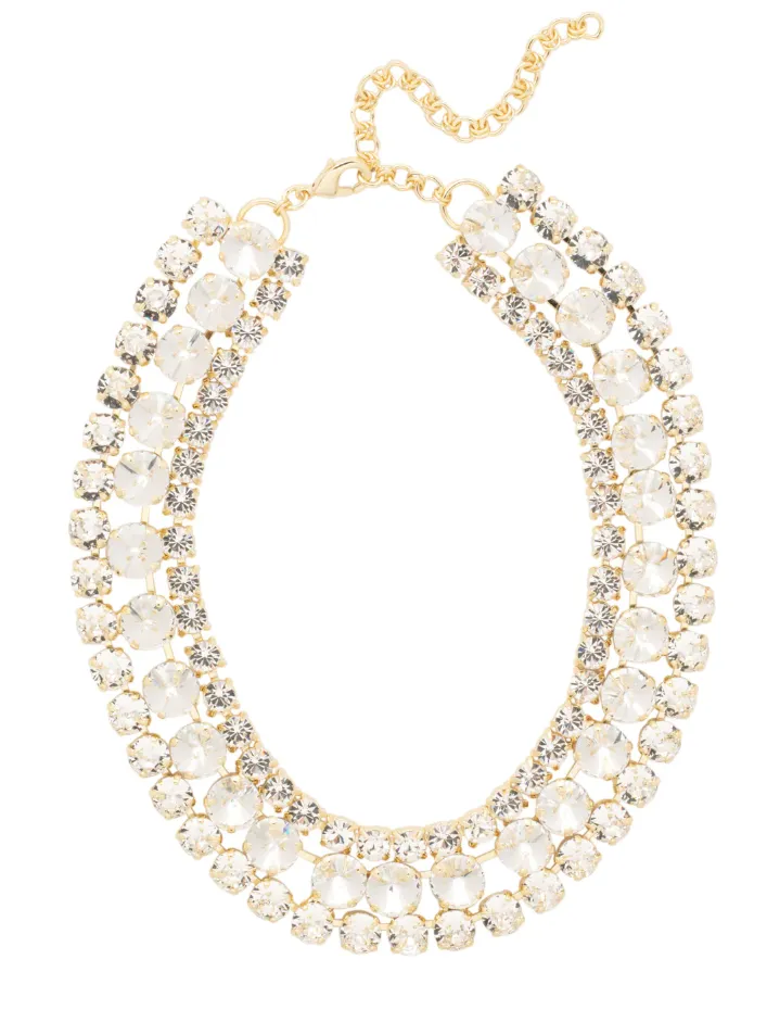 Sorrelli Sloane Layered Tennis Necklace - Crystal