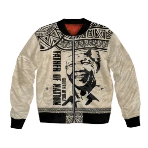 South Africa Nelson Mandela - Father Of Nation Bomber Jacket Vintage African Pattern LT14