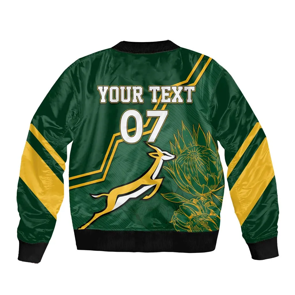 South Africa Rugby Bomber Jacket Champions GO Bokke LT7