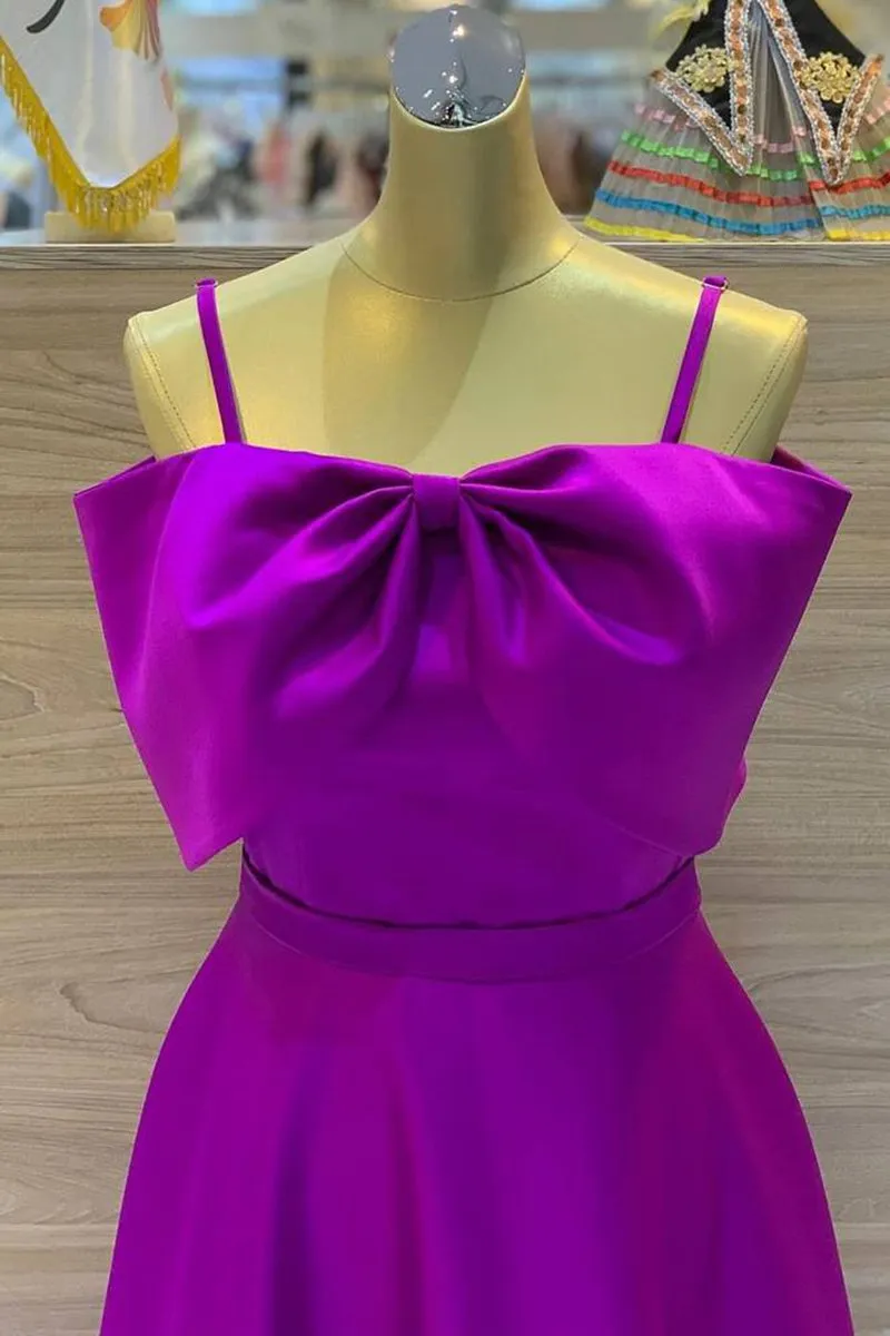 Spaghetti Straps A-line Homecoming Dresses
