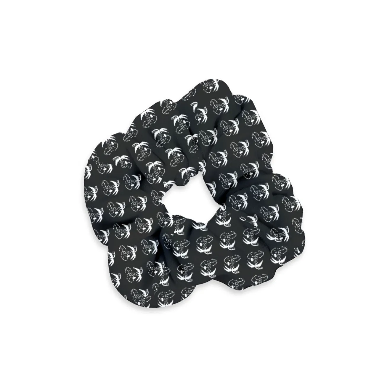 Spider Palm Velvet Scrunchie
