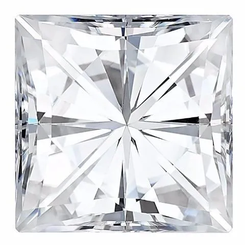 Square Forever One Charles & Colvard Loose Moissanite Stone