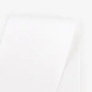 Stretch Cotton Piqué - White (remnant)
