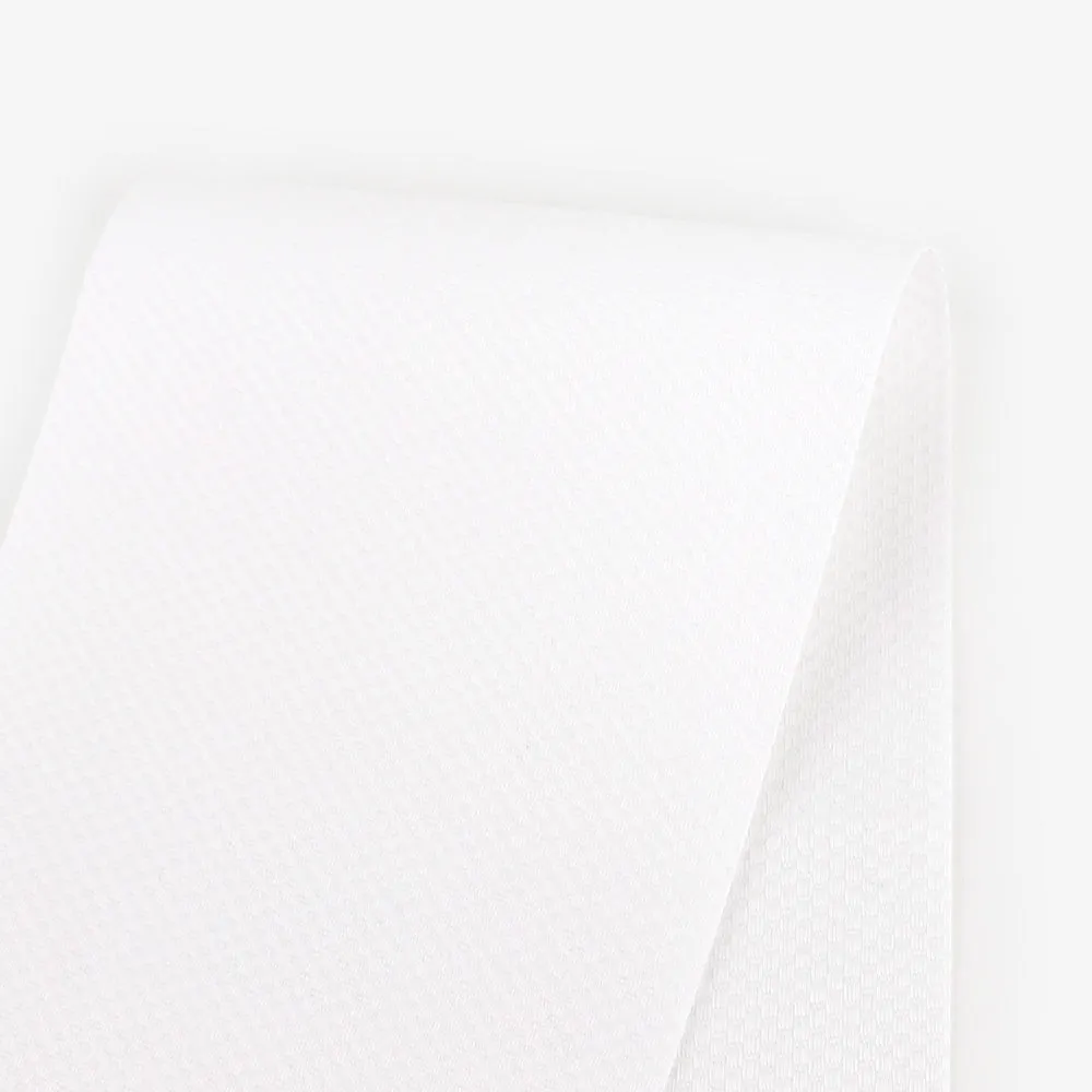 Stretch Cotton Piqué - White (remnant)