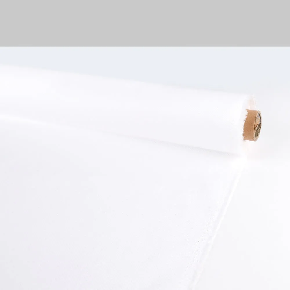 Stretch Cotton Piqué - White (remnant)