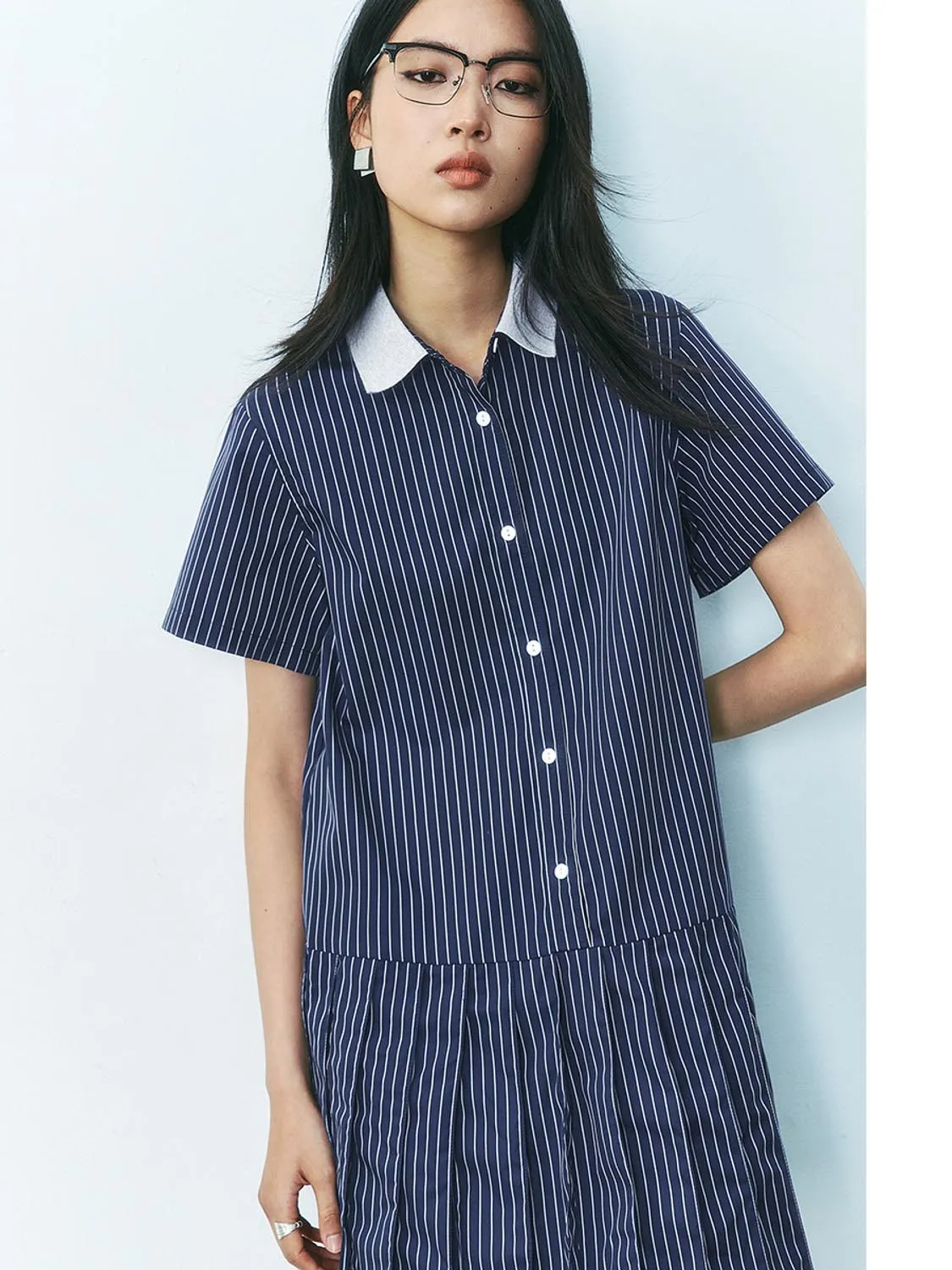 Striped Cami Straight Dresses