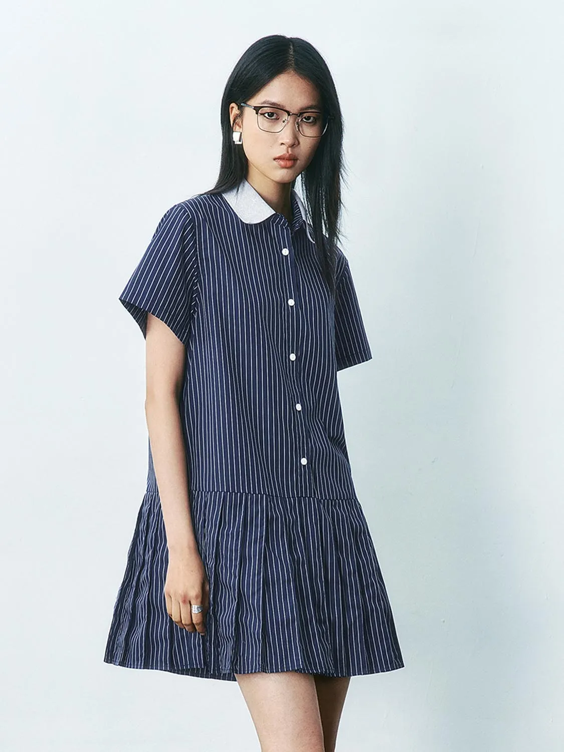 Striped Cami Straight Dresses