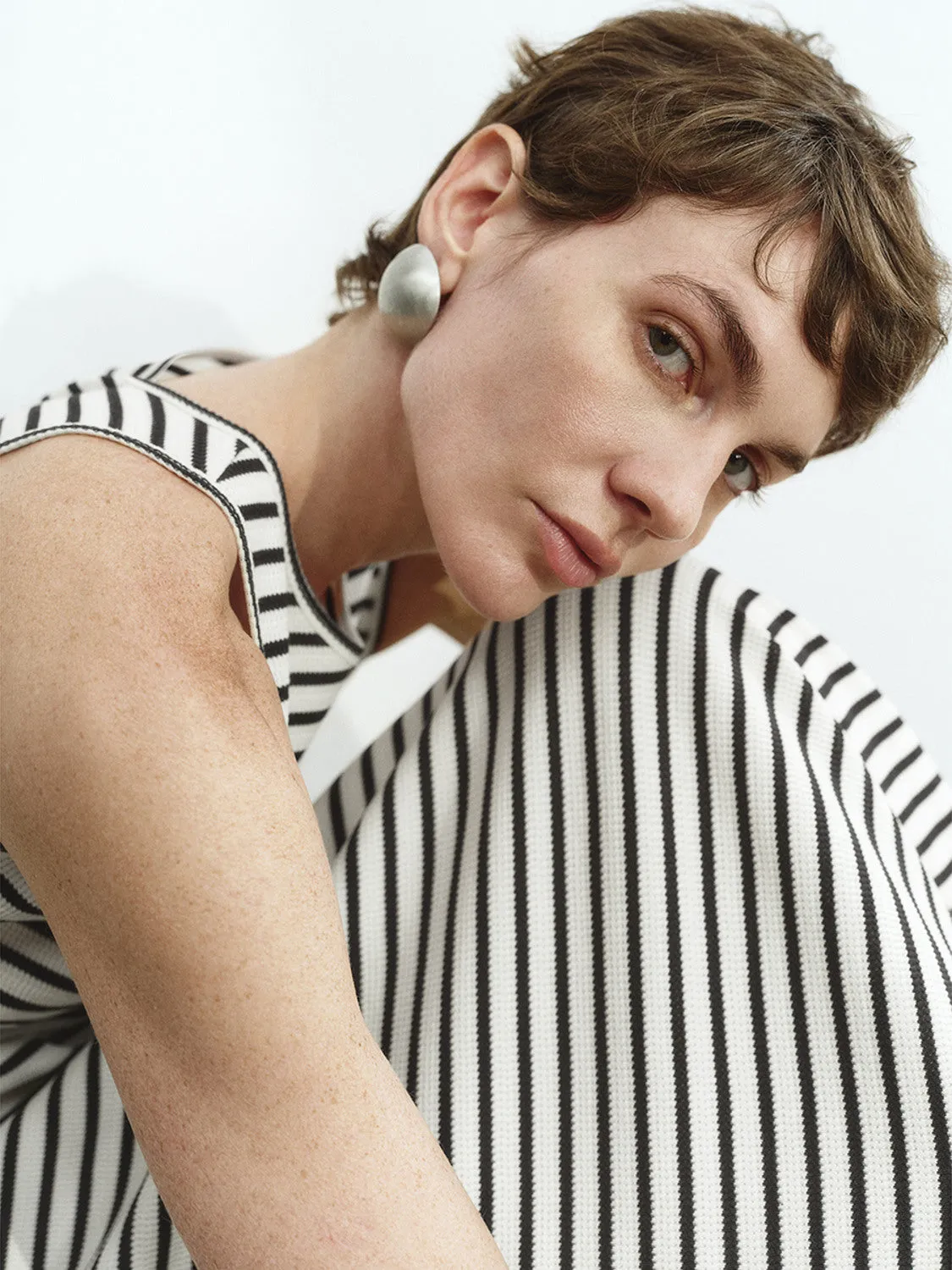 Striped Sleeveless Dresses