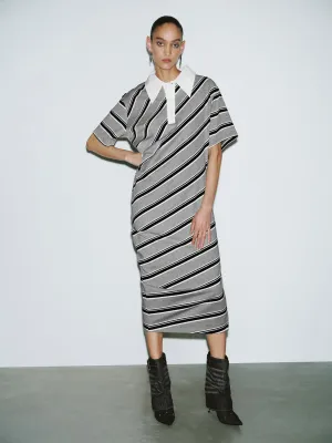 Striped Straight Dresses