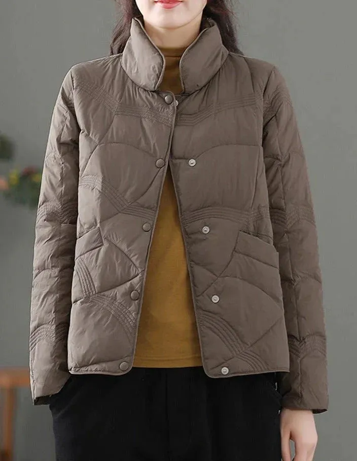 Stylish and cozy women's coat by Lindy