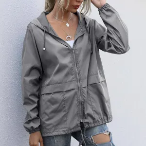 Summer hooded jacket, wind resistant – Monet