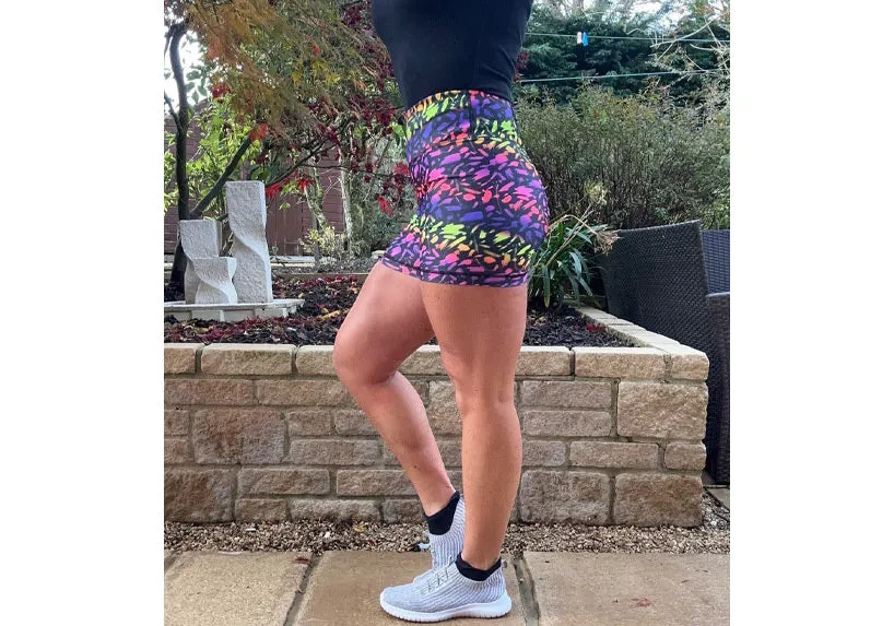 Sunset Strokes Short Shorts