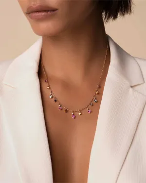 Suzanne Kalan Bold Rainbow Sapphire Cascade Necklace