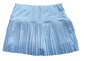 Suzette Kids Pleated Skort - Chambray Blue
