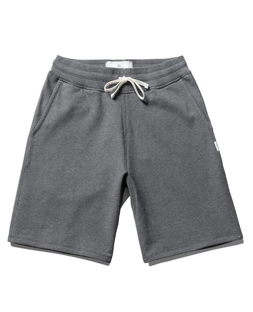 Sweatshort Midweight Terry Heather Charcoal