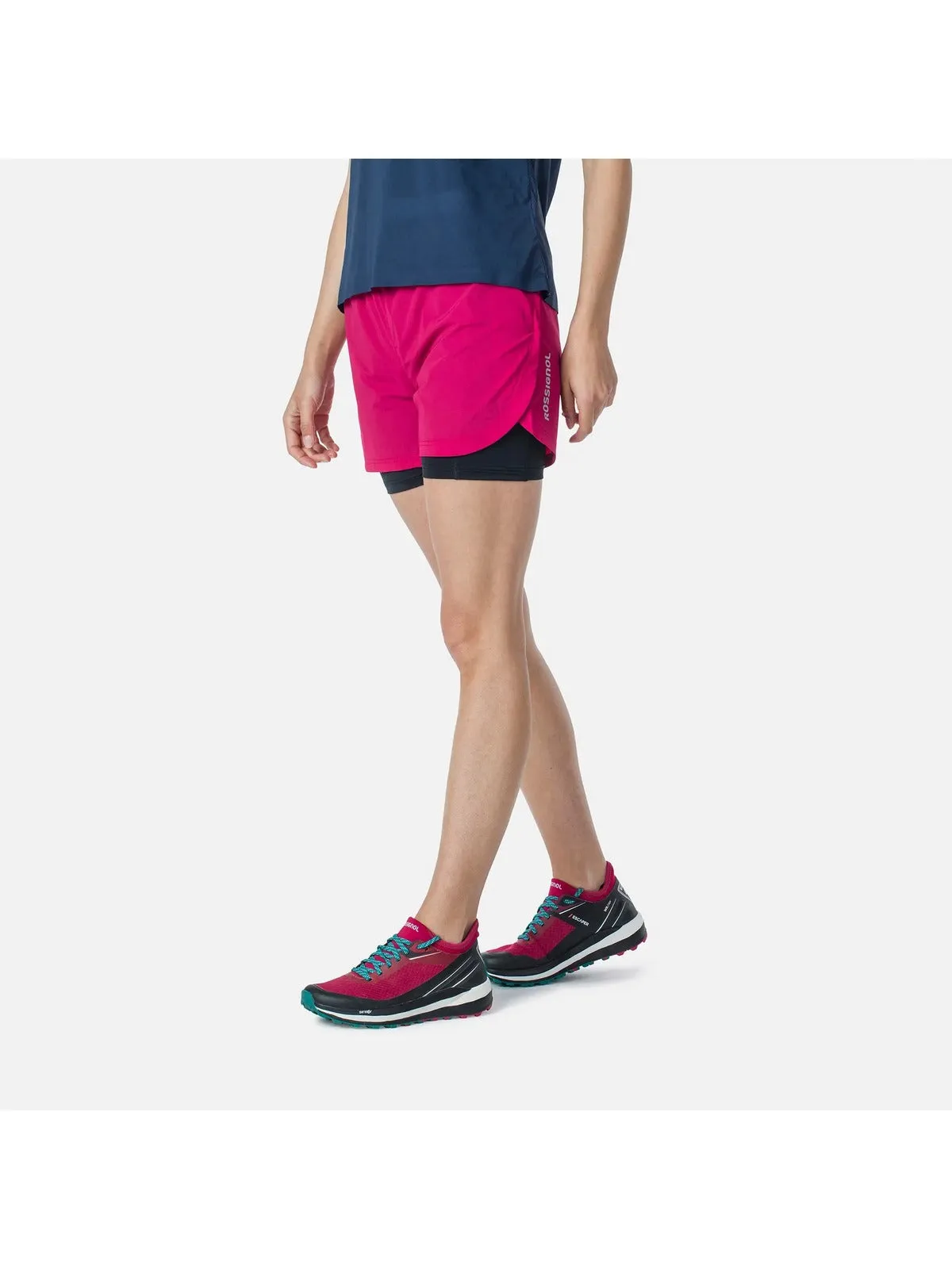 Szorty ROSSIGNOL W Trail Shorts - czerwony