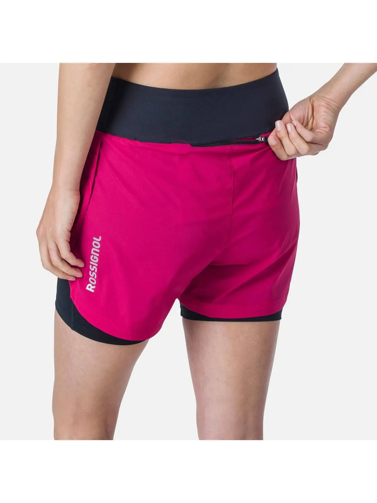 Szorty ROSSIGNOL W Trail Shorts - czerwony