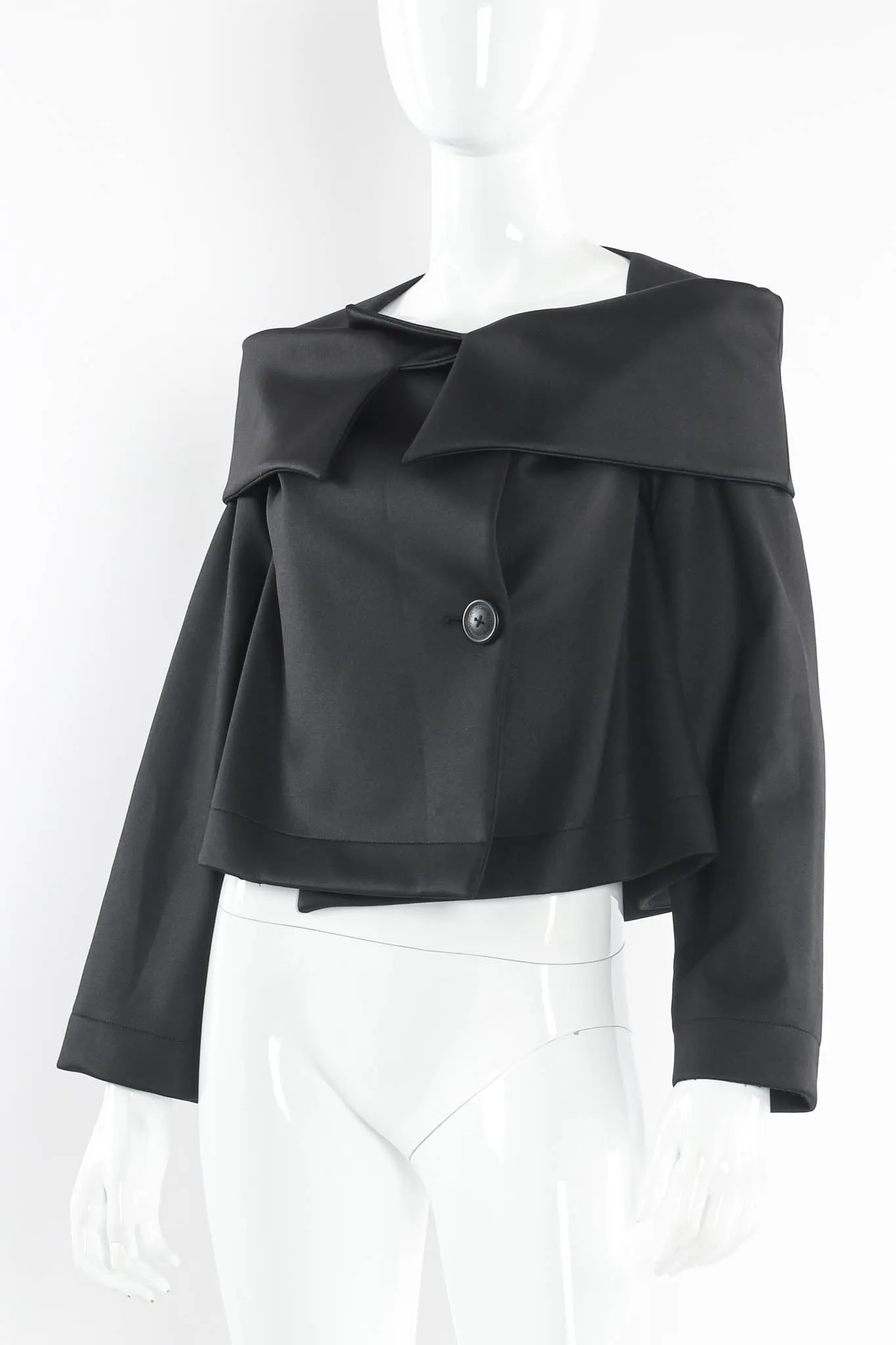 Tailored Shawl Wrap Top