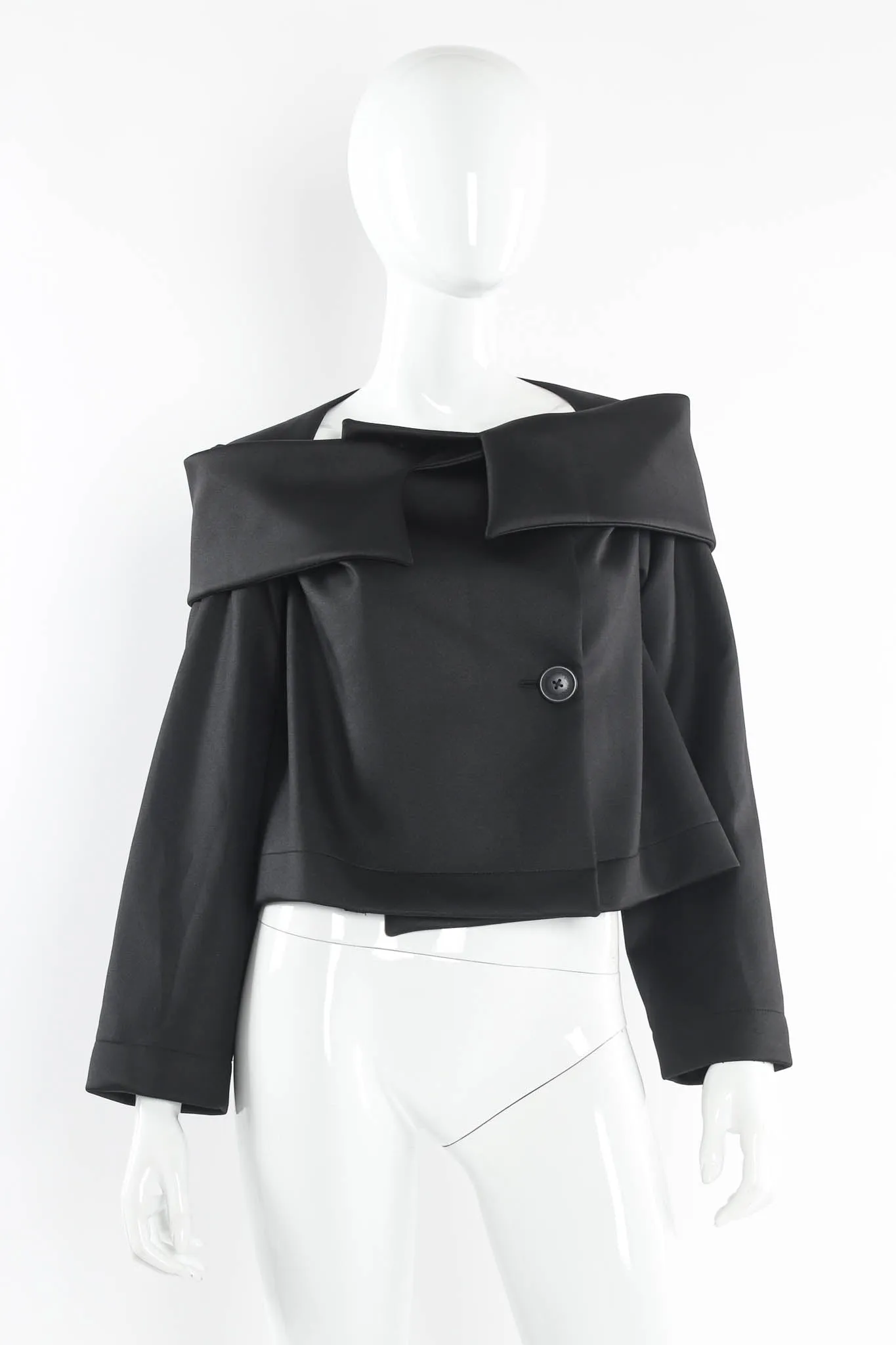 Tailored Shawl Wrap Top