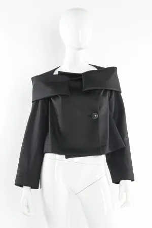 Tailored Shawl Wrap Top