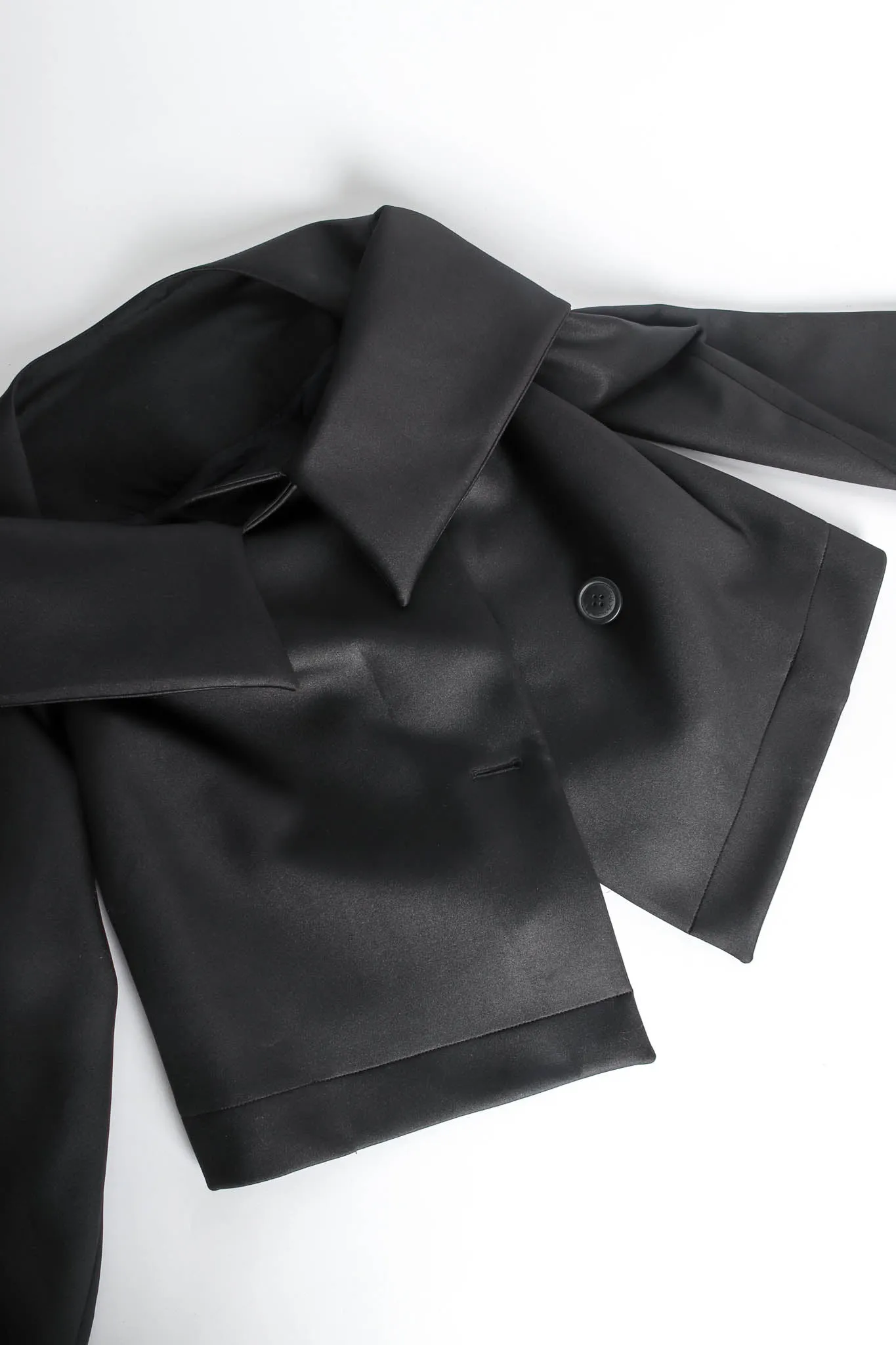 Tailored Shawl Wrap Top