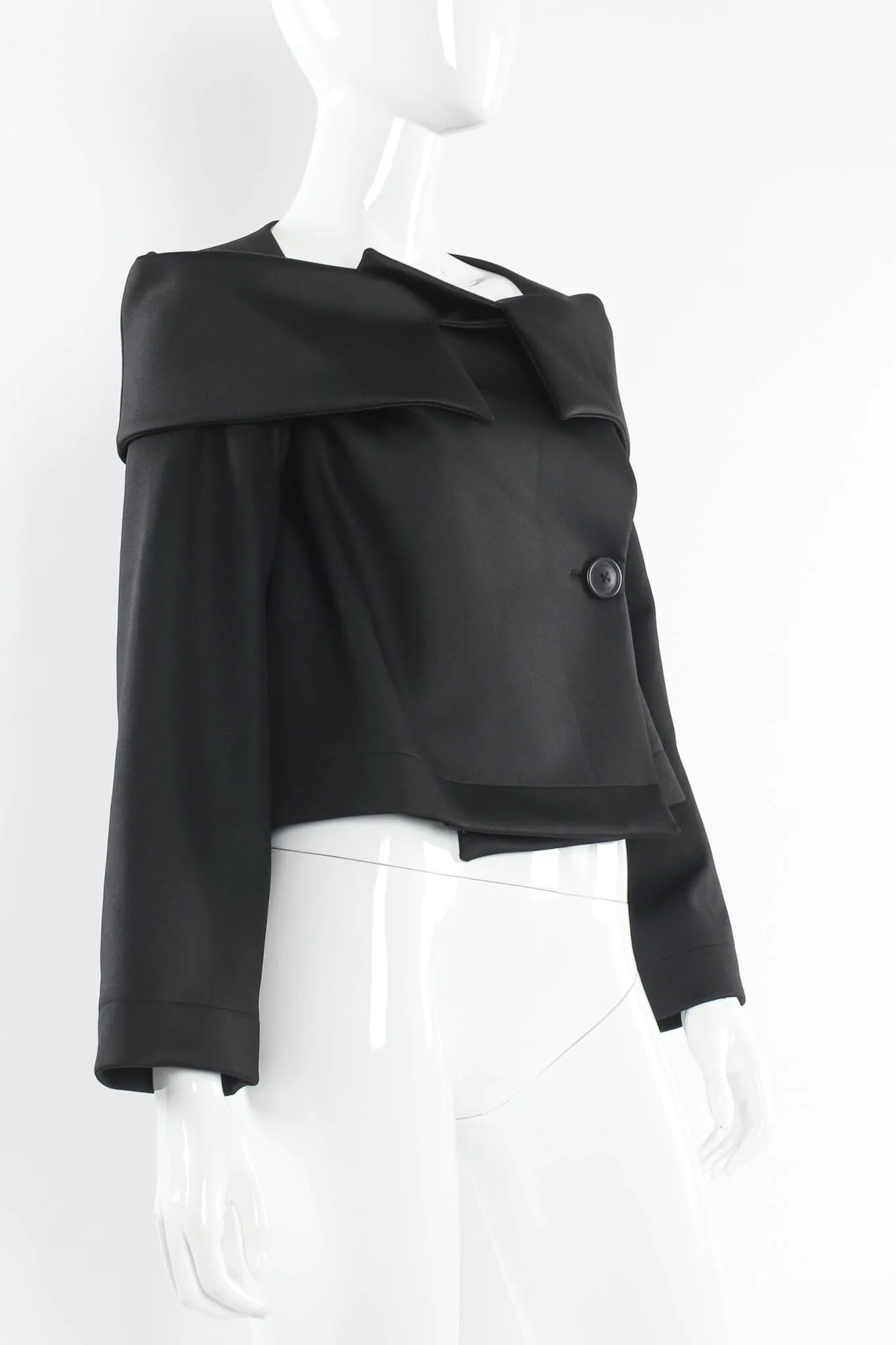 Tailored Shawl Wrap Top