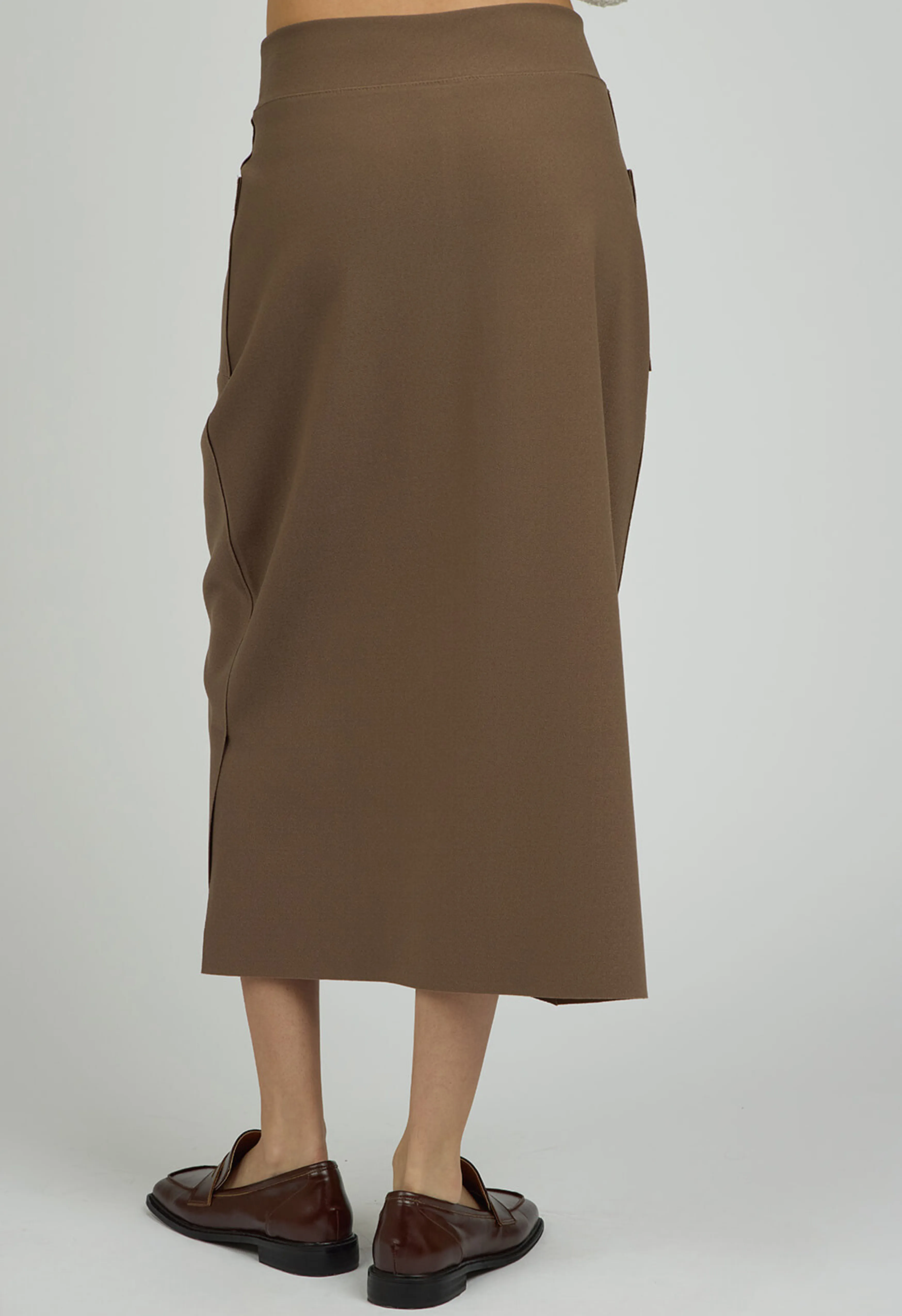 Tailored Skirt in Mocha