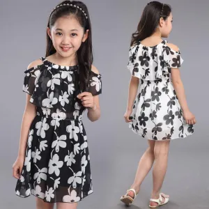 Teen Girls Dresses Summer Chiffon Clothes