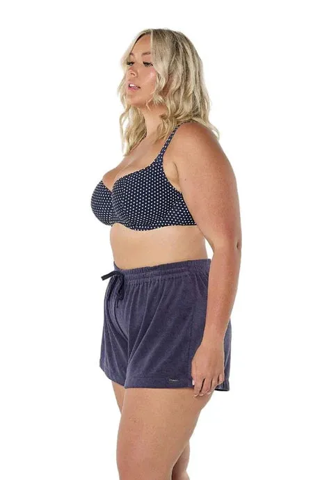 Terry Towelling Shorts - Navy