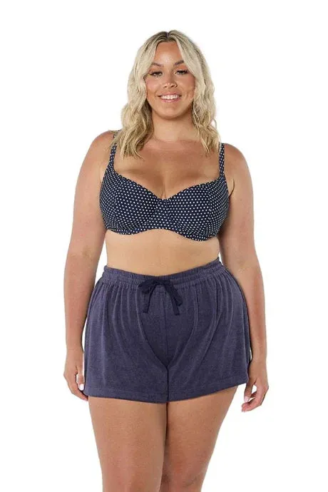 Terry Towelling Shorts - Navy