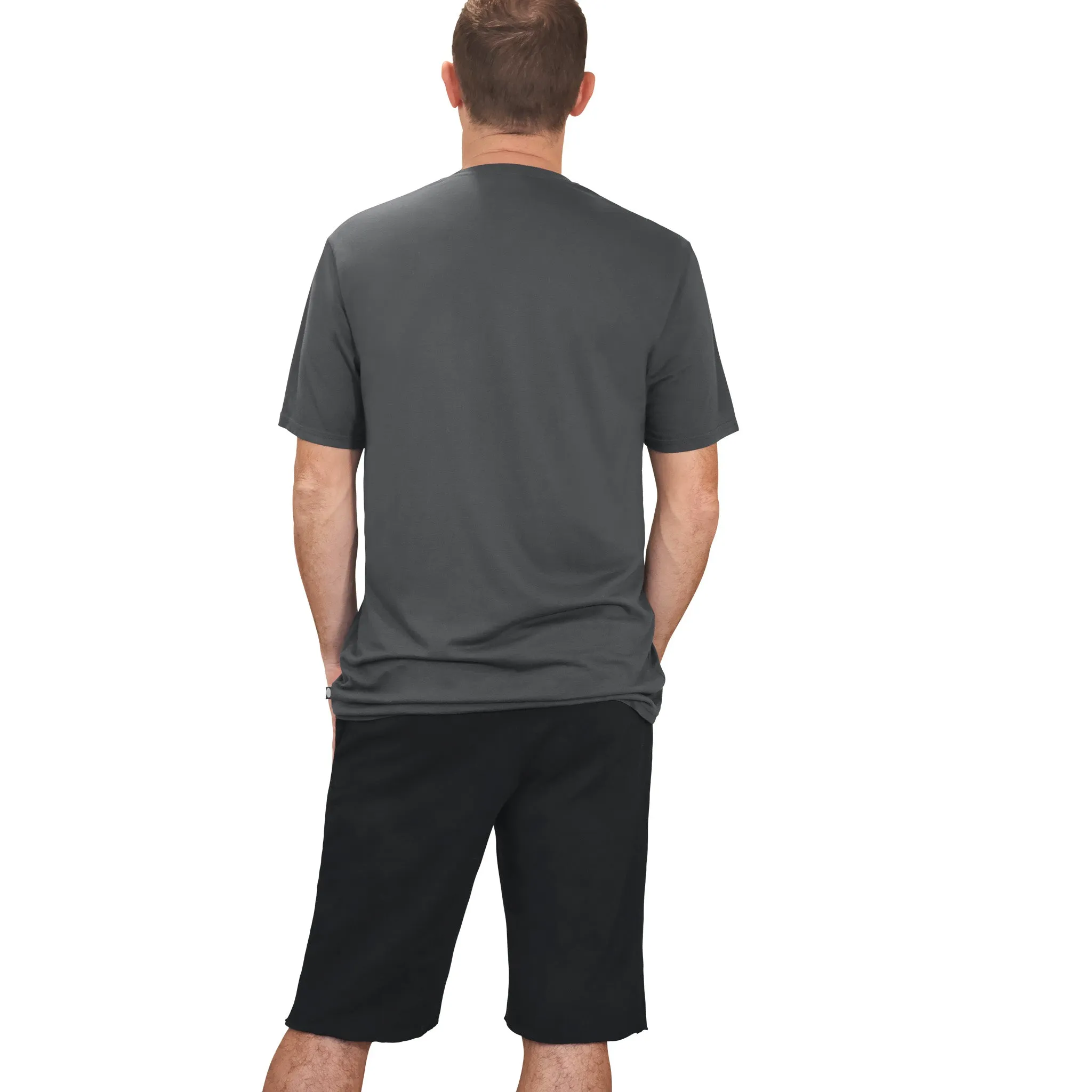 The Softest Mens Cotton Fleece Short | Denim Blue