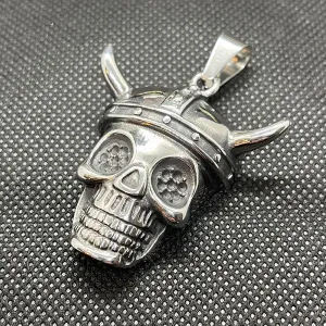 The 'Warrior' Skull Pendant (#p160)