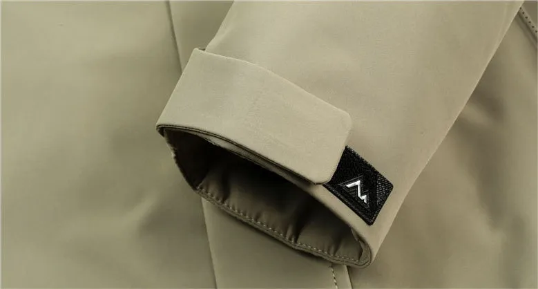 Thickened Windproof Down Jacket with Detachable Hood
