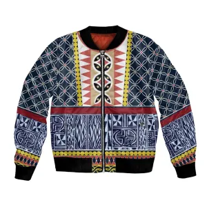 Toghu Bamenda Bomber Jacket Cameroon Traditional Pattern LT15
