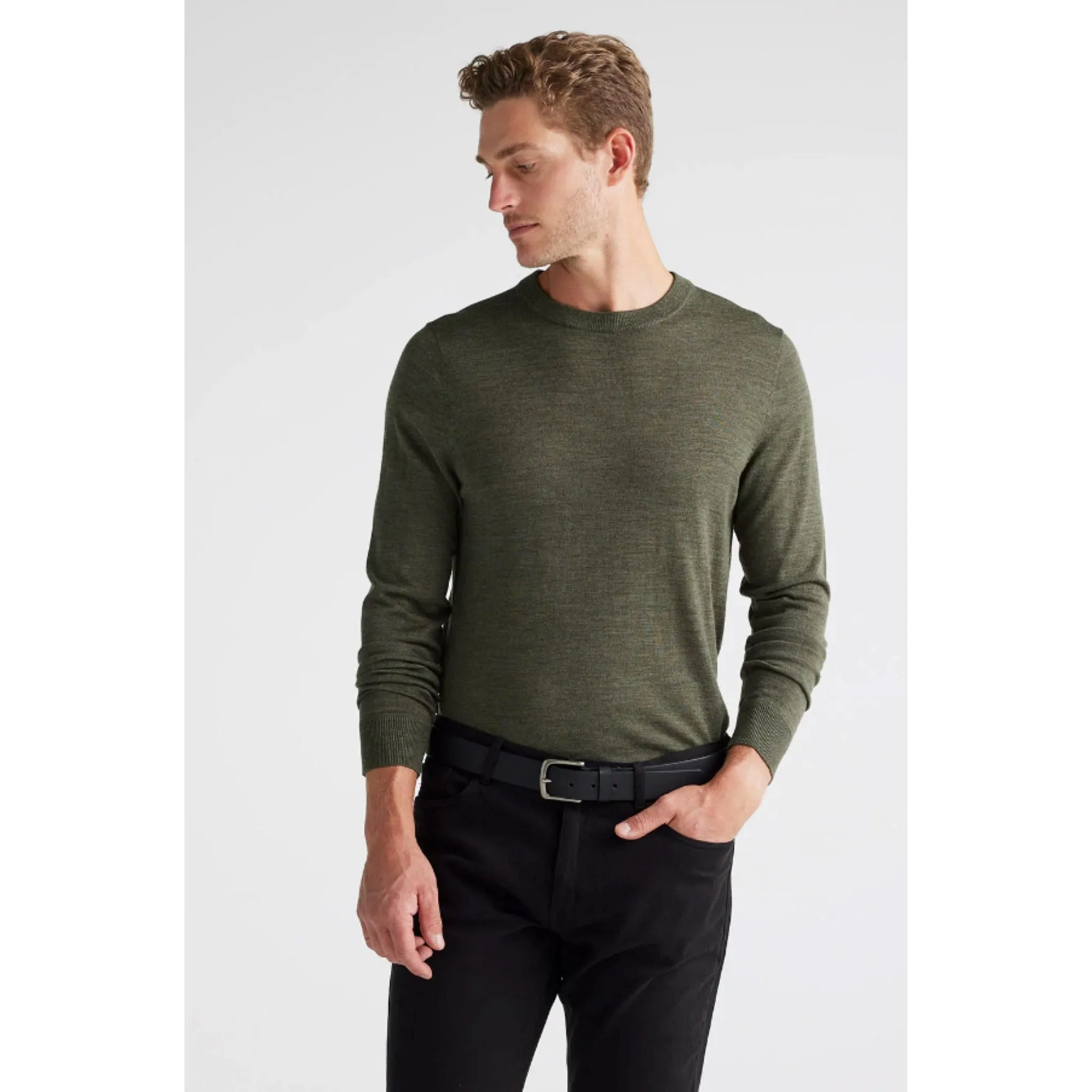 TOORALLIE MENS FINE CREW JUMPER