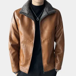 Trendy casual motorbike jacket for men