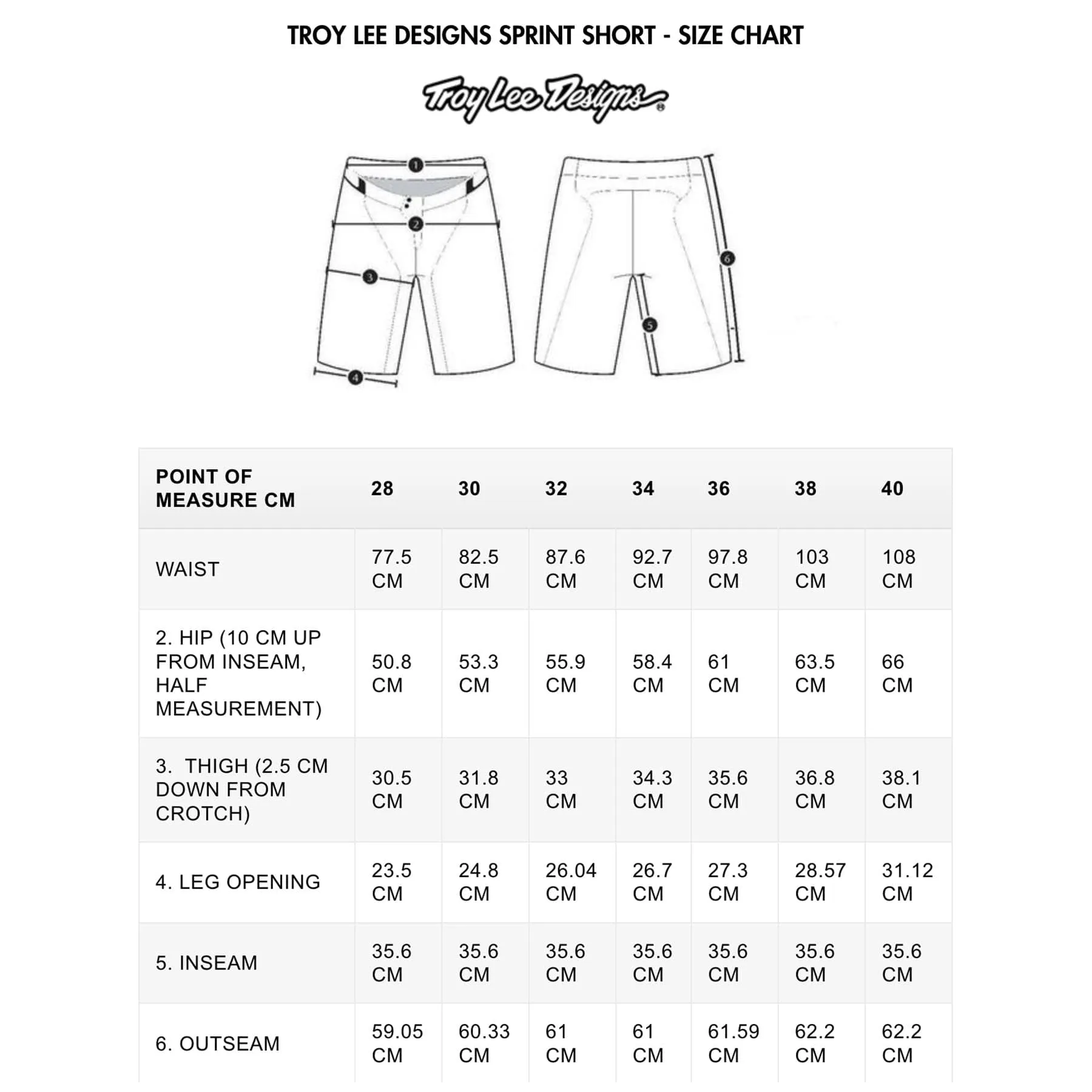 Troy Lee Designs Sprint Shorts Solid - Jungle