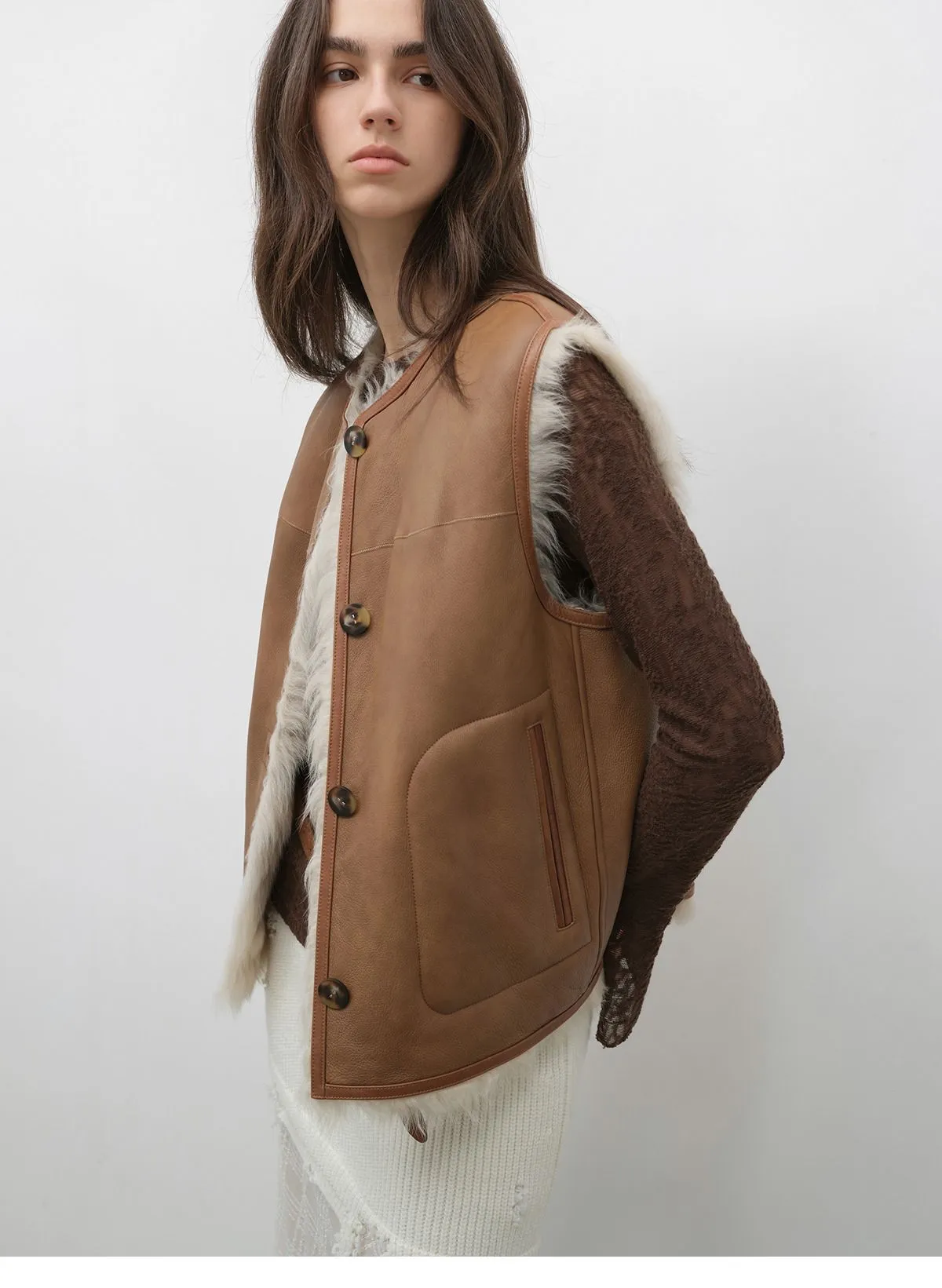 Tuscan Fur Vest