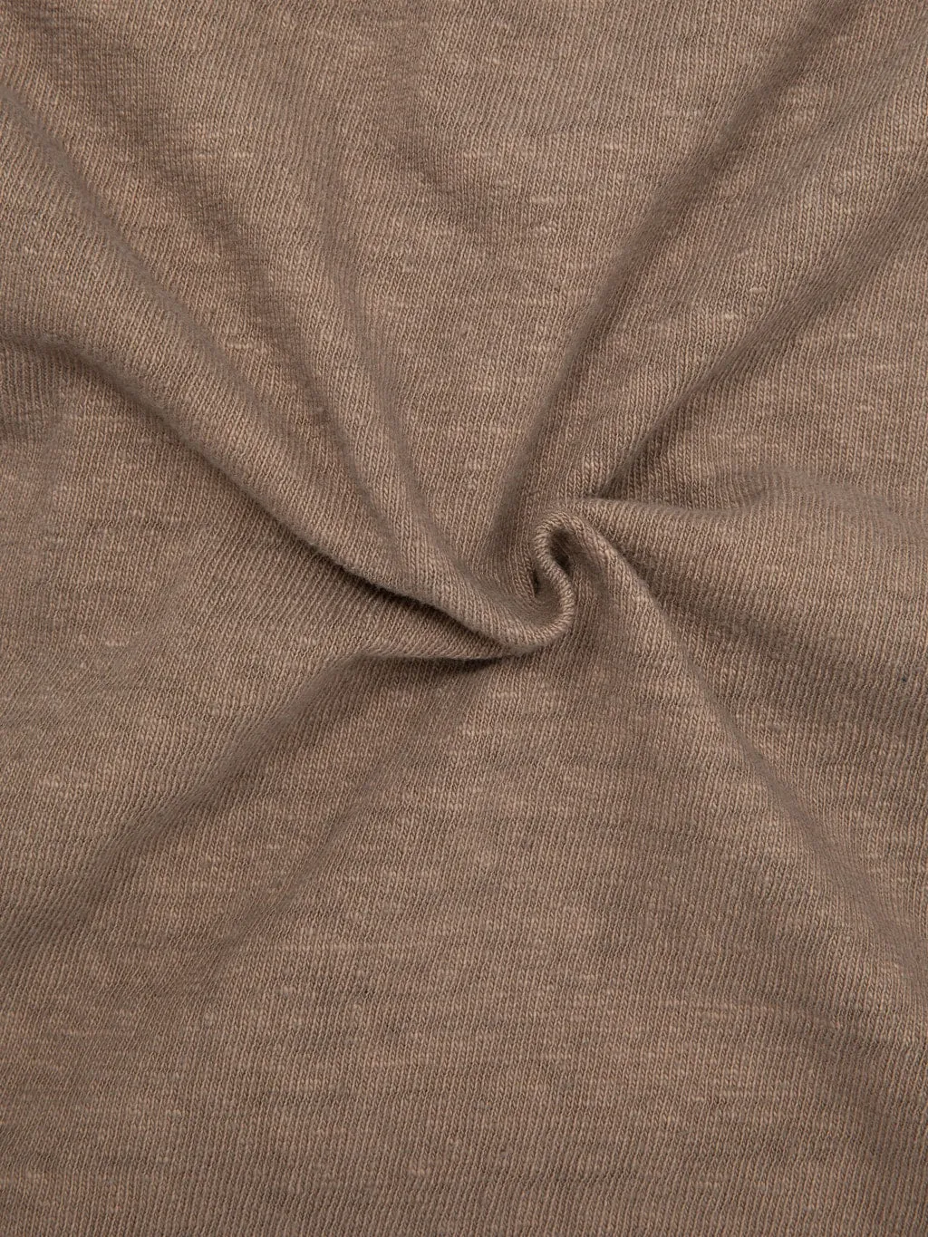UES No.8 Slub Nep Short Sleeve T-Shirt Coffee