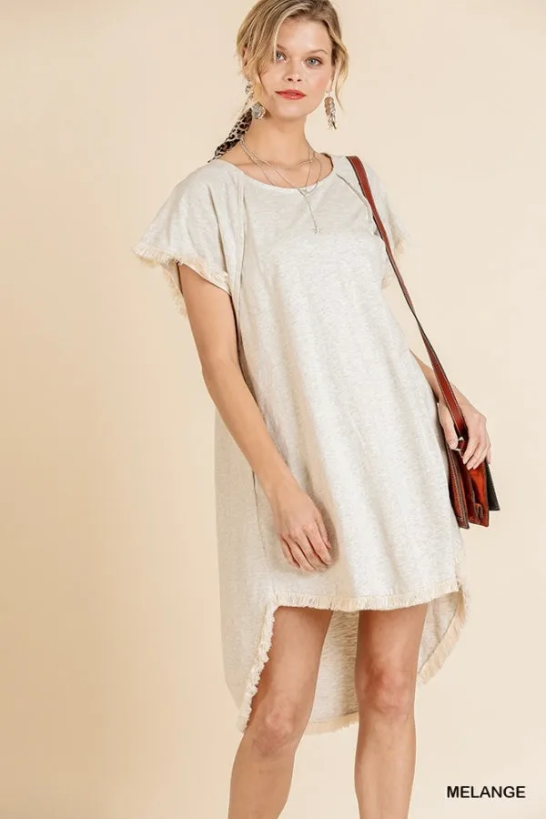 Umgee Midi Cream Dress
