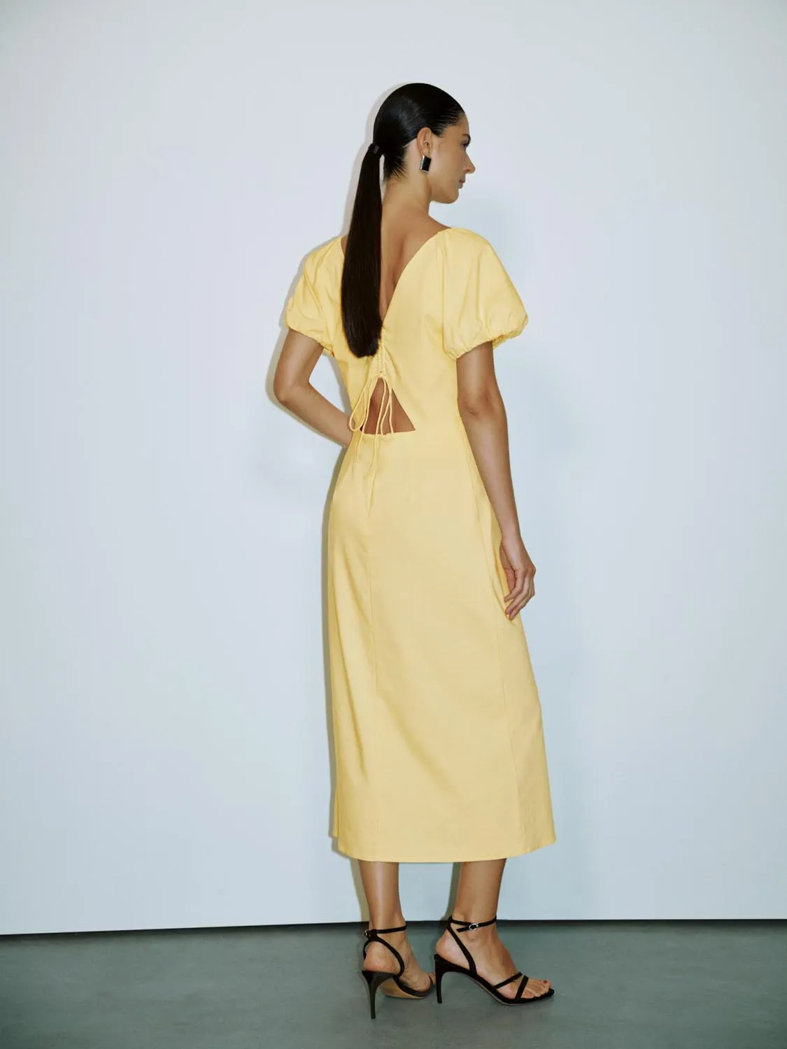 V-Neck Longline Dresses