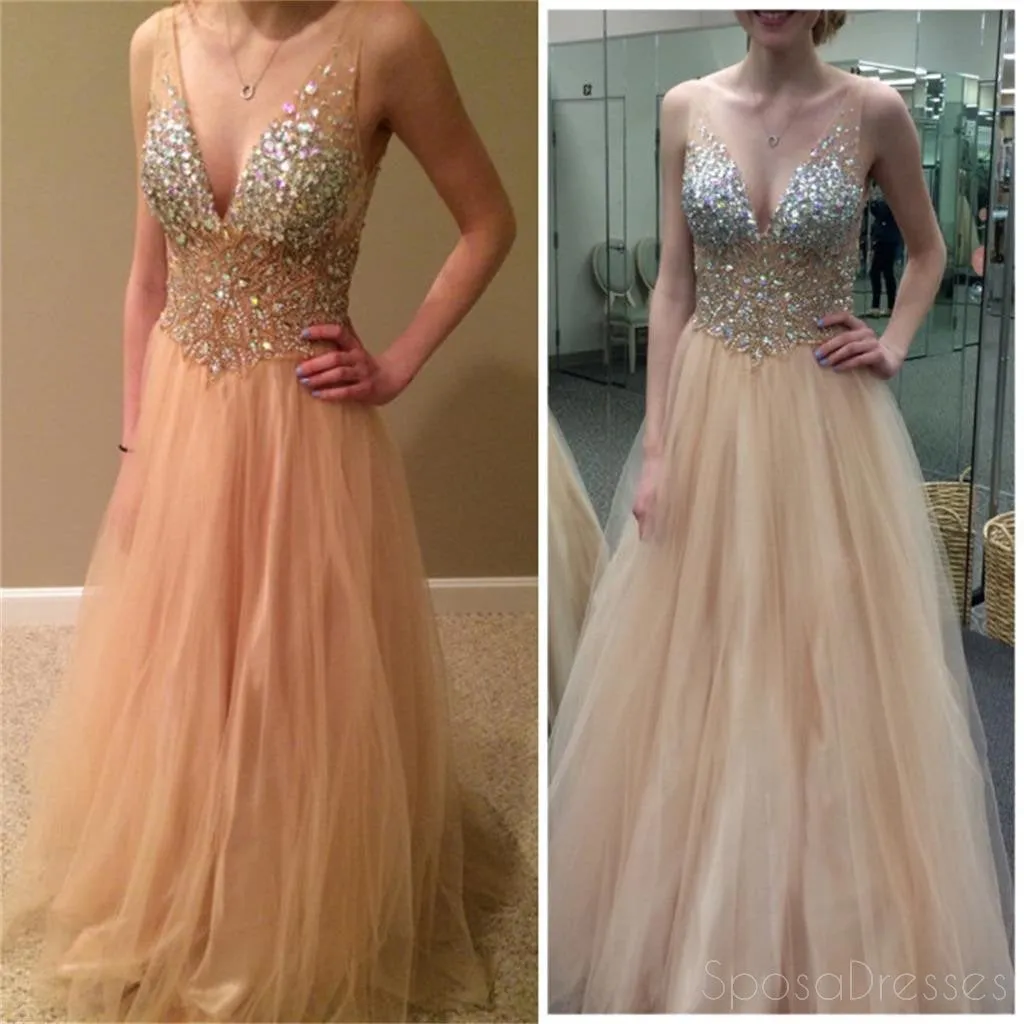V-Neck Prom Dress,Sexy Prom Dress,Tulle Prom Dress ,Sparkle Prom Dress,Party Prom Dresses ,Evening Dresses,Long Prom Dress,Prom Dresses Online,PD0127