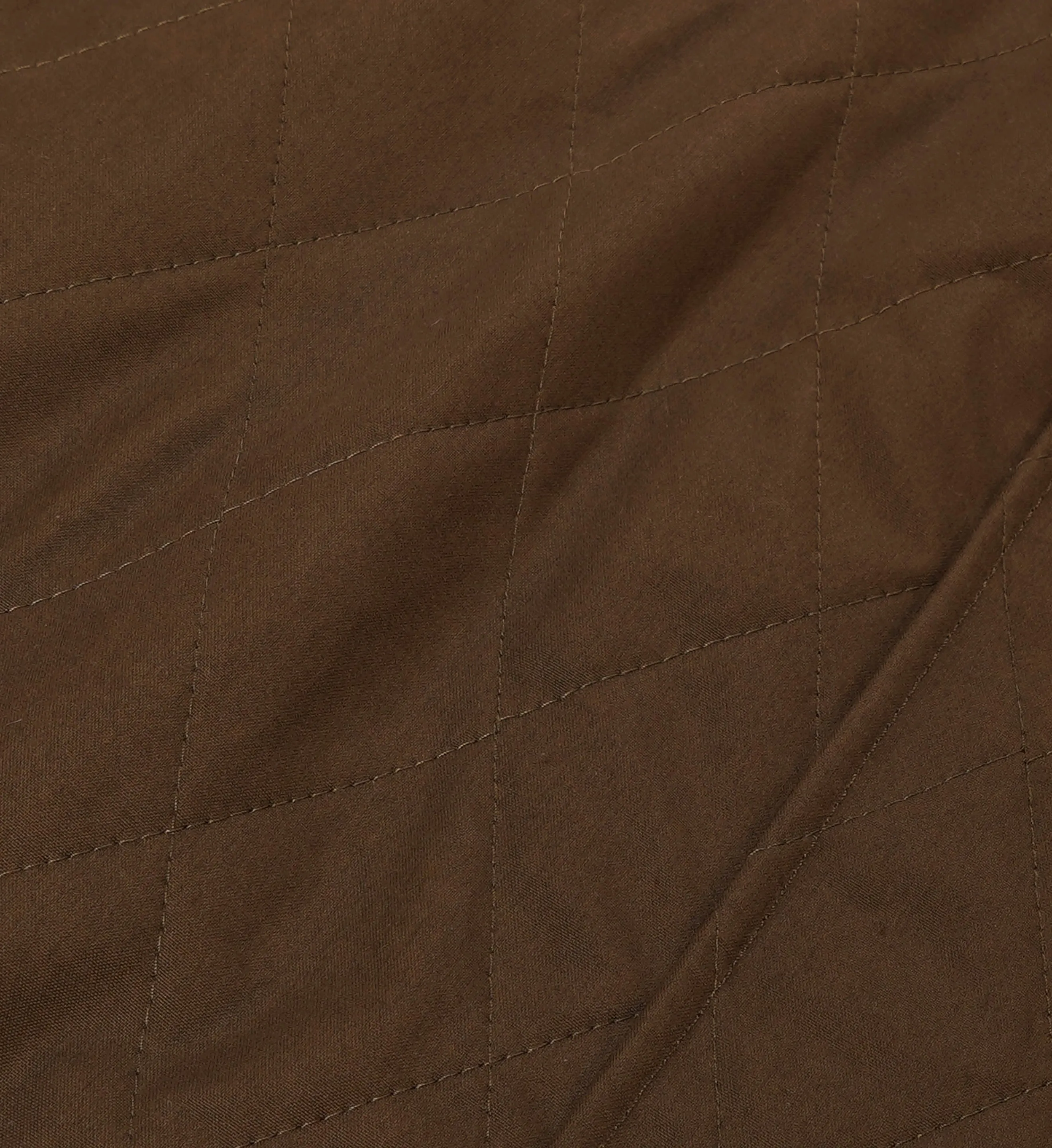 Vendome Quilted Jacket  - Chocolate