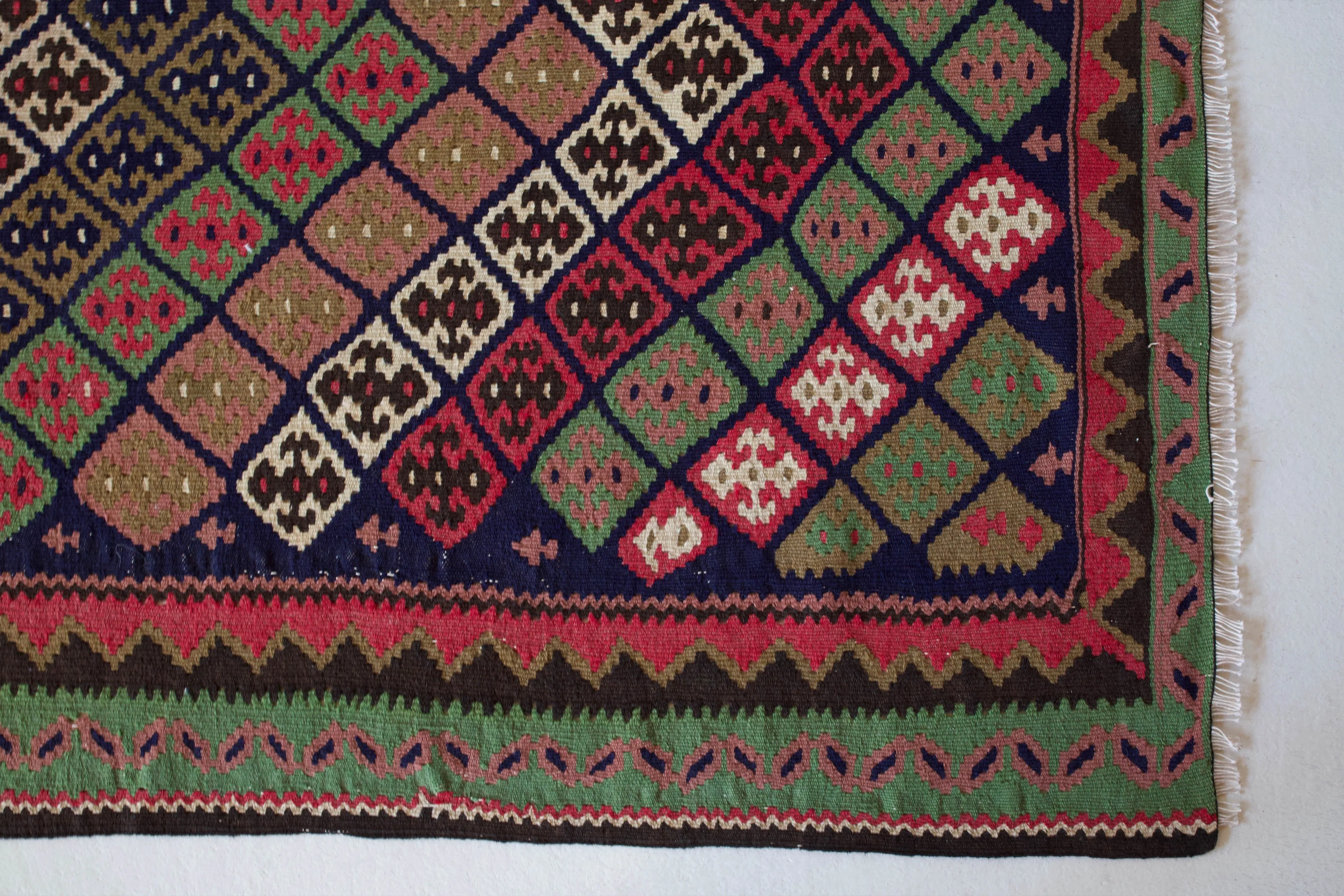 Vintage eastern Anatolian Kilim Rug 3'4"x6'