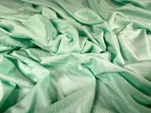 Viscose Spandex stretch single jersey fabric, per metre - plain - mint green