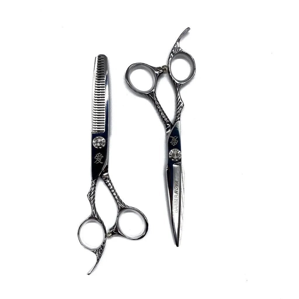 Viserion Nova Silver LEFT HANDED  6 Inch Shears Set