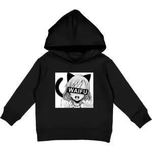 Weeb Love Waifu Kids Pullover Hoodies