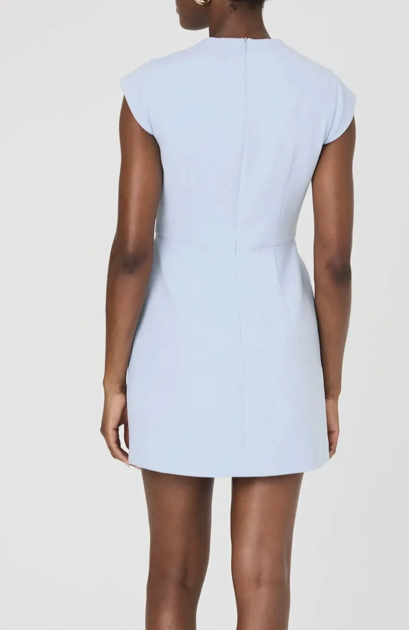 Whisper Crew Neck Dress Cashmere Blue